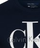  Bluza Calvin Klein męska granatowa duże logo bawełniana